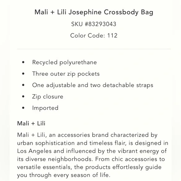 Crossbody Bag NWOT - Picture 2 of 10